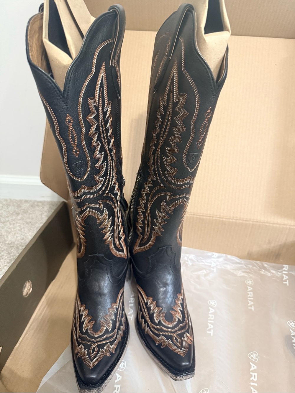 Cowboy Boots in Box